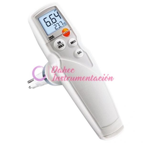 PHmetro con medición de temperatura integrada
