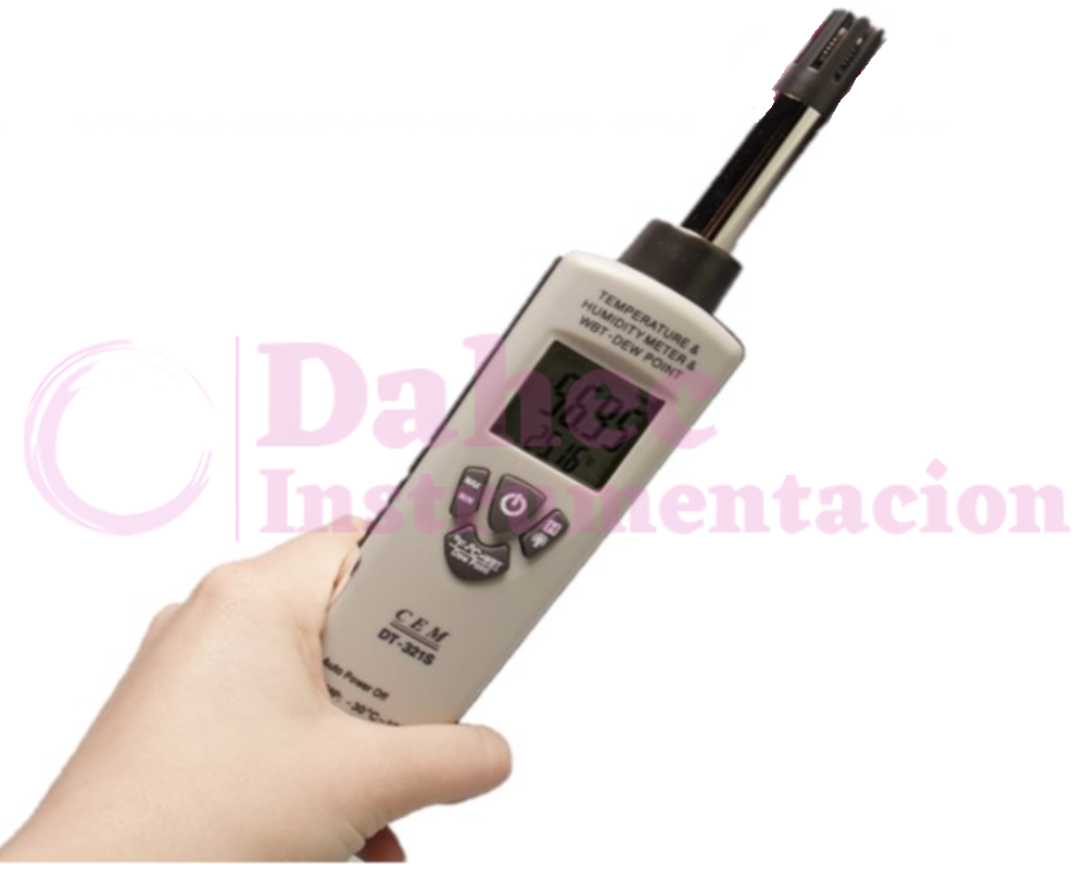 Termohigrómetro manual CM-DT321S