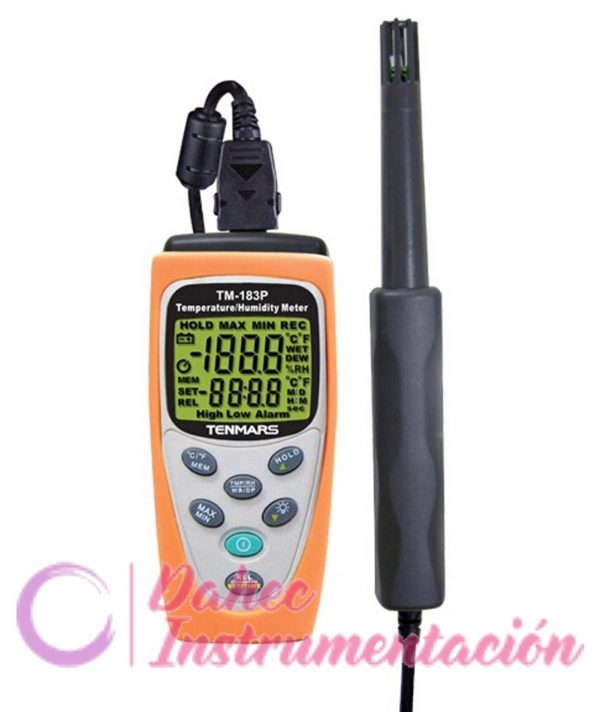 Medidor de Temperatura y Humedad TM183P