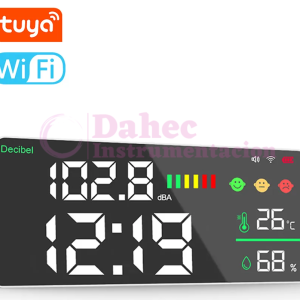 Medidor de decibeles (Temperatura/Humedad/reloj) DM165A